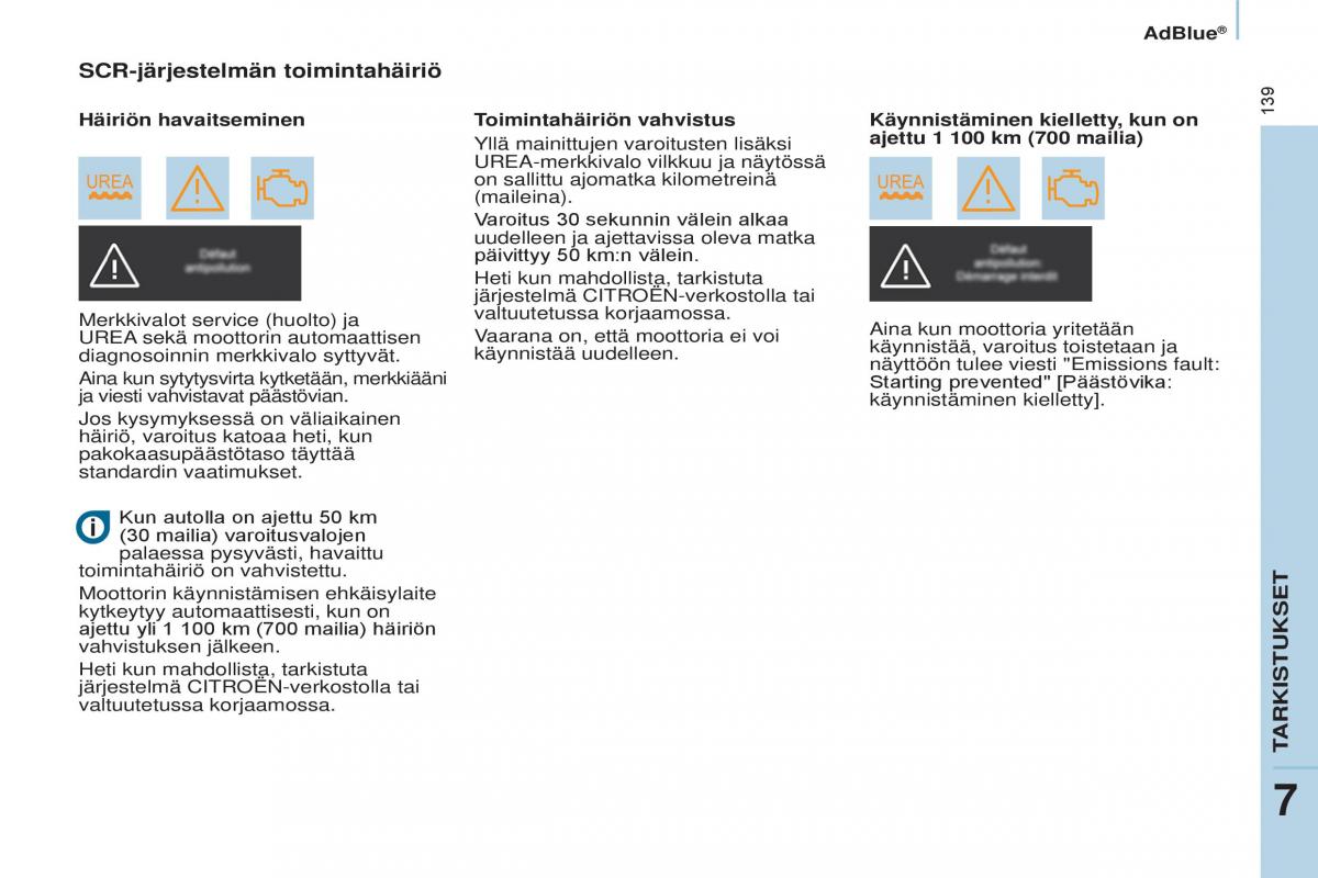 Citroen Berlingo Multispace II 2 omistajan kasikirja / page 141