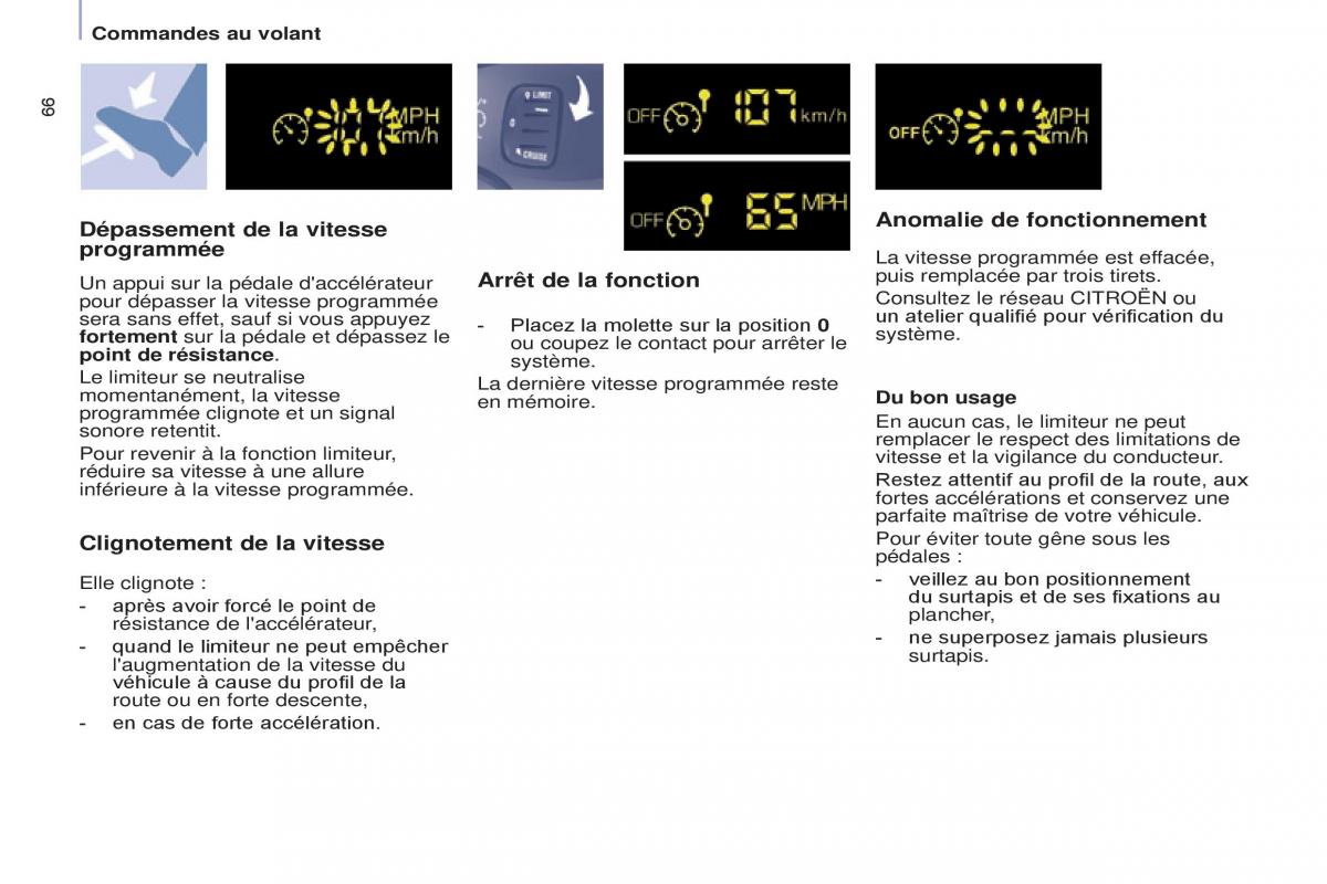 Citroen Berlingo Multispace II 2 manuel du proprietaire / page 68