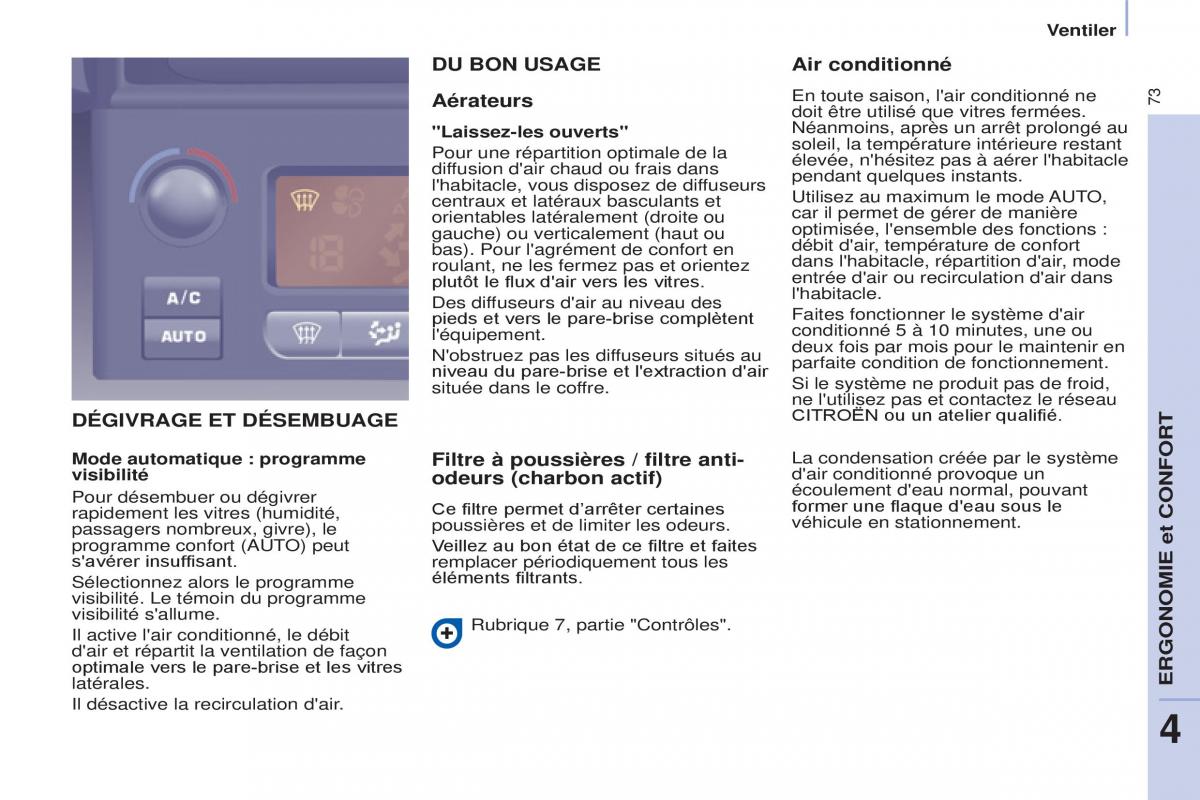 Citroen Berlingo Multispace II 2 manuel du proprietaire / page 75