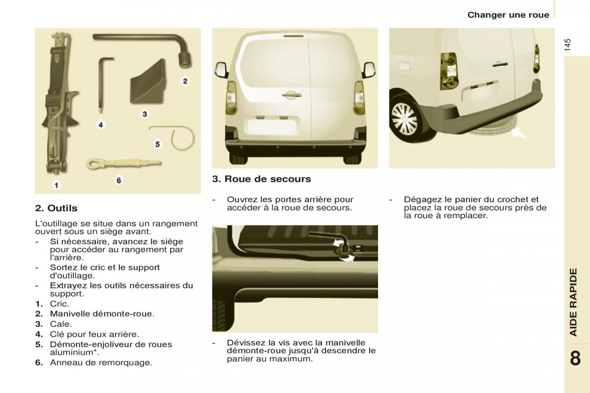 Citroen Berlingo Multispace II 2 manuel du proprietaire / page 147