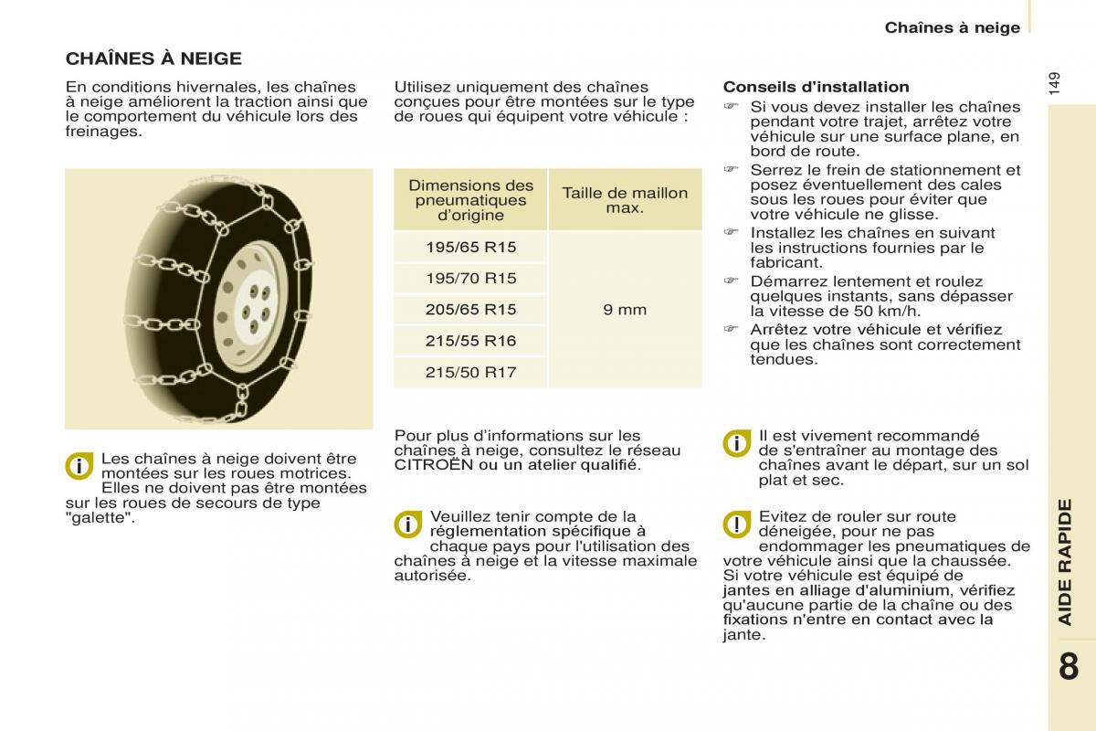 Citroen Berlingo Multispace II 2 manuel du proprietaire / page 151