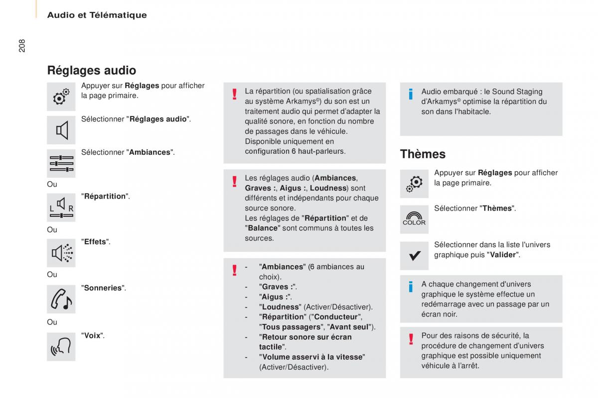 Citroen Berlingo Multispace II 2 manuel du proprietaire / page 210