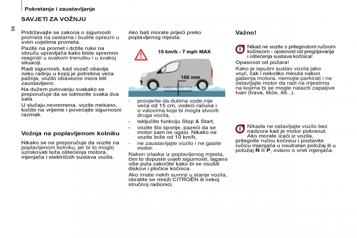 Citroen Berlingo Multispace II 2 vlasnicko uputstvo / page 56