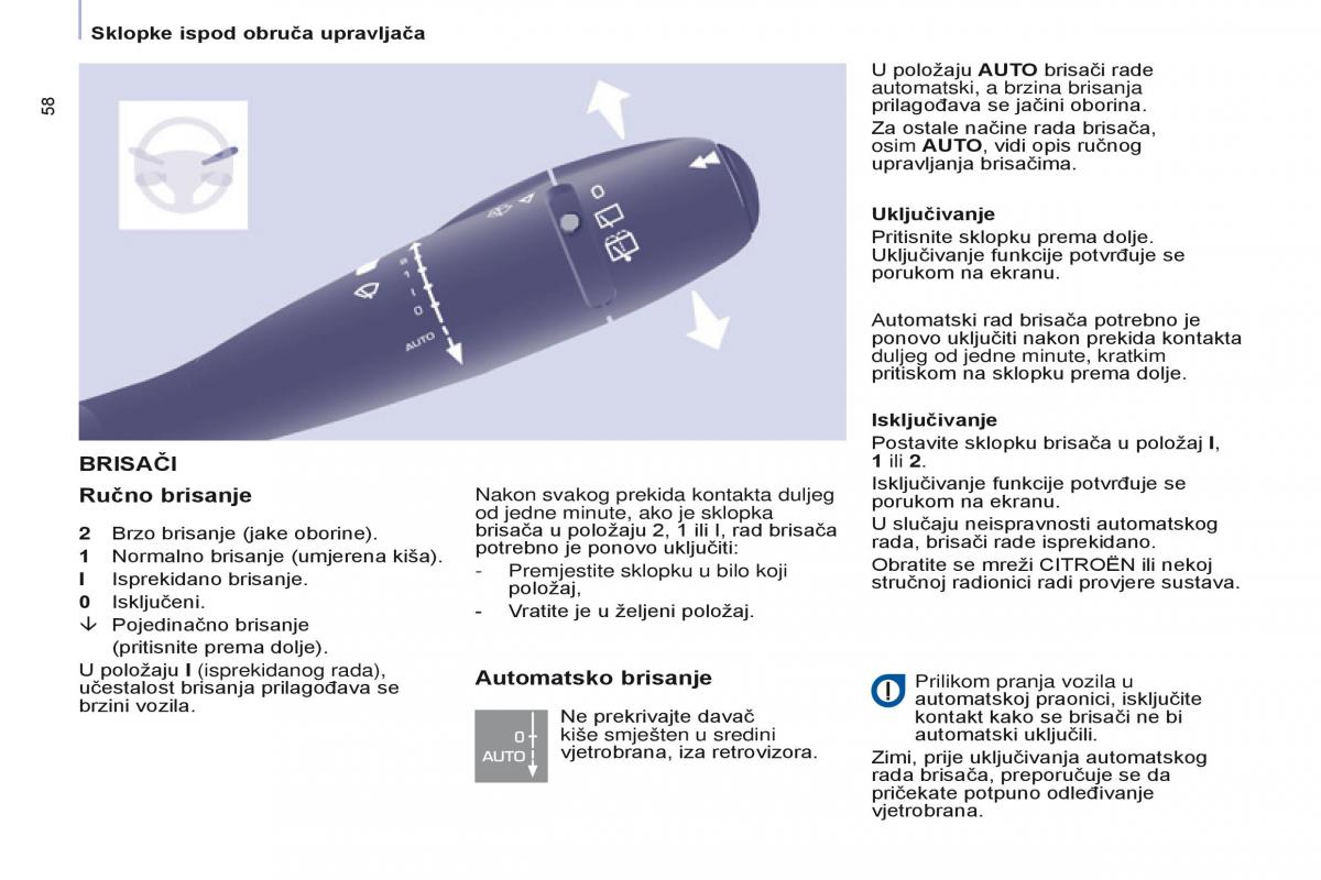 Citroen Berlingo Multispace II 2 vlasnicko uputstvo / page 60