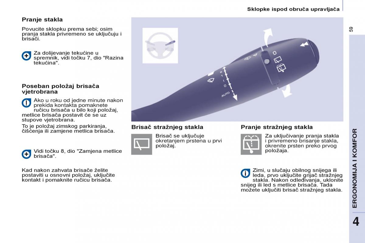 Citroen Berlingo Multispace II 2 vlasnicko uputstvo / page 61