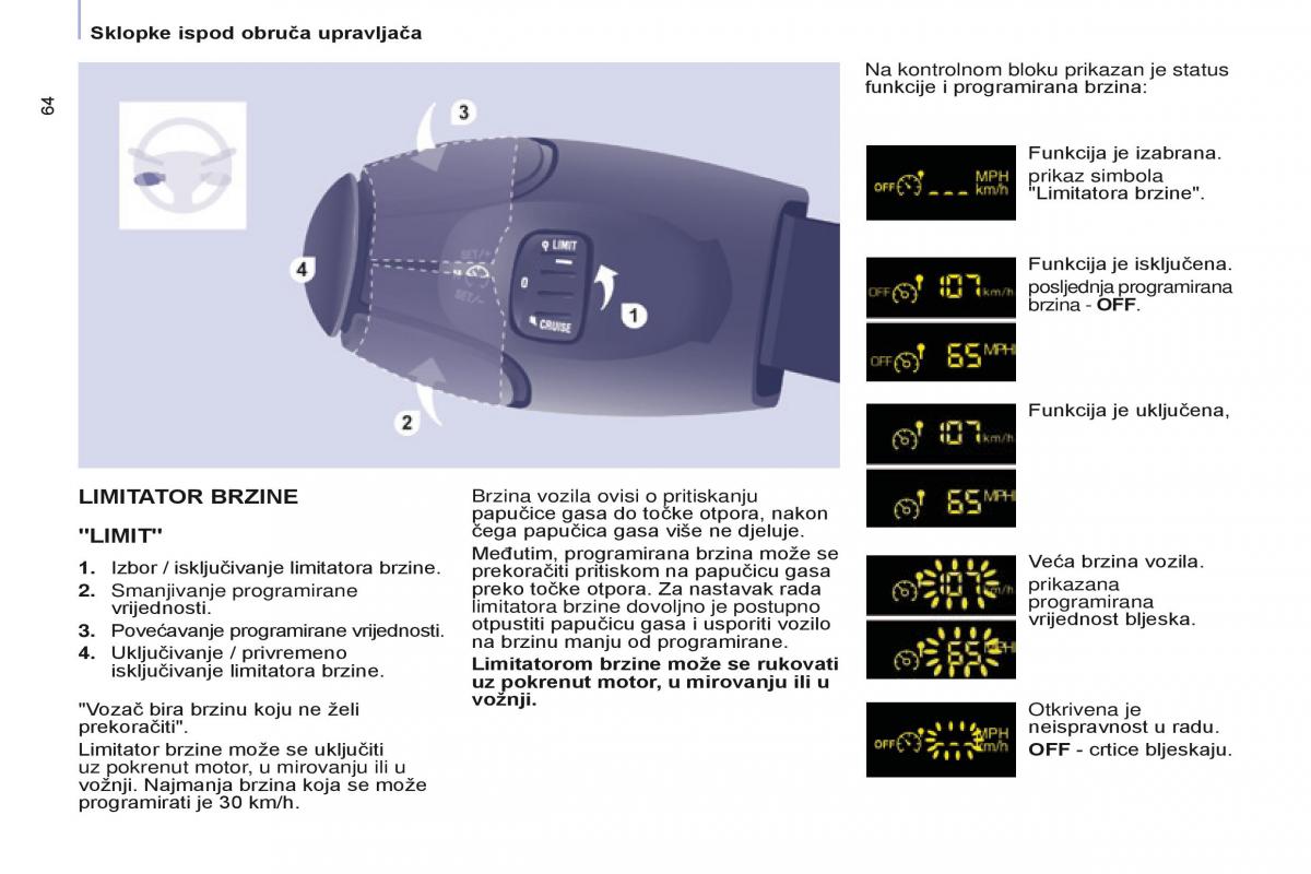 Citroen Berlingo Multispace II 2 vlasnicko uputstvo / page 66