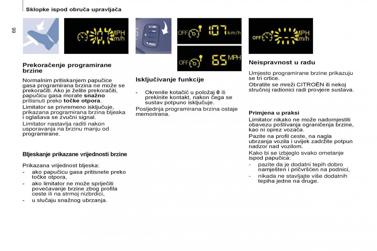 Citroen Berlingo Multispace II 2 vlasnicko uputstvo / page 68