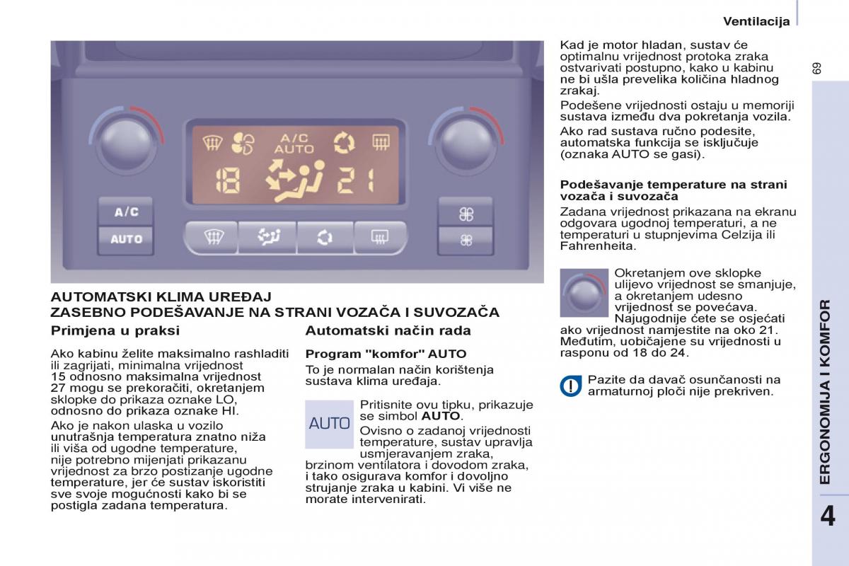 Citroen Berlingo Multispace II 2 vlasnicko uputstvo / page 71