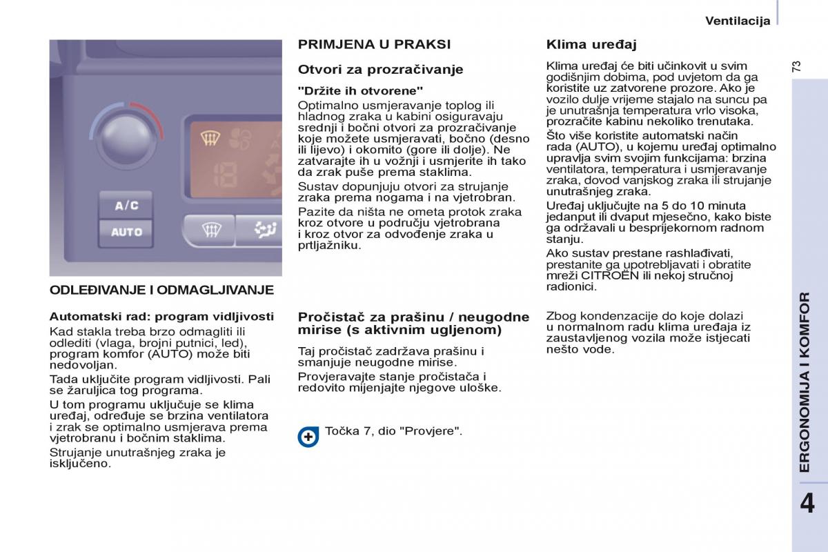 Citroen Berlingo Multispace II 2 vlasnicko uputstvo / page 75