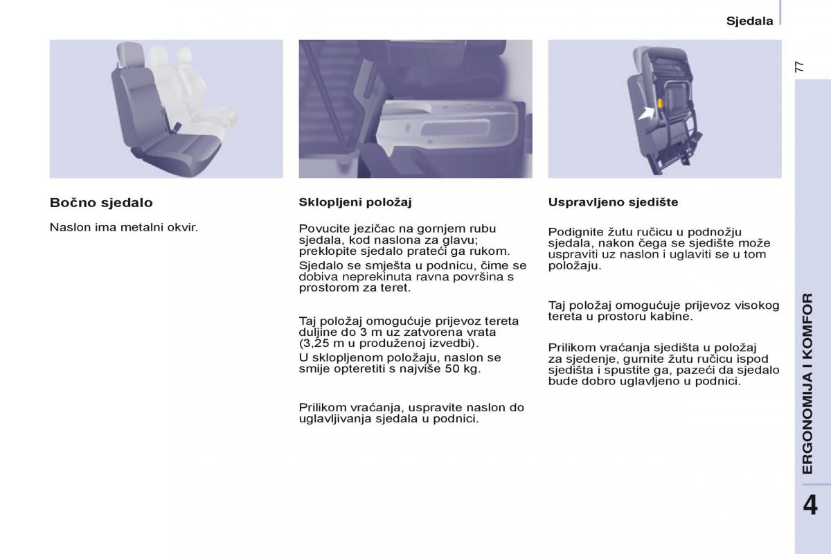 Citroen Berlingo Multispace II 2 vlasnicko uputstvo / page 79