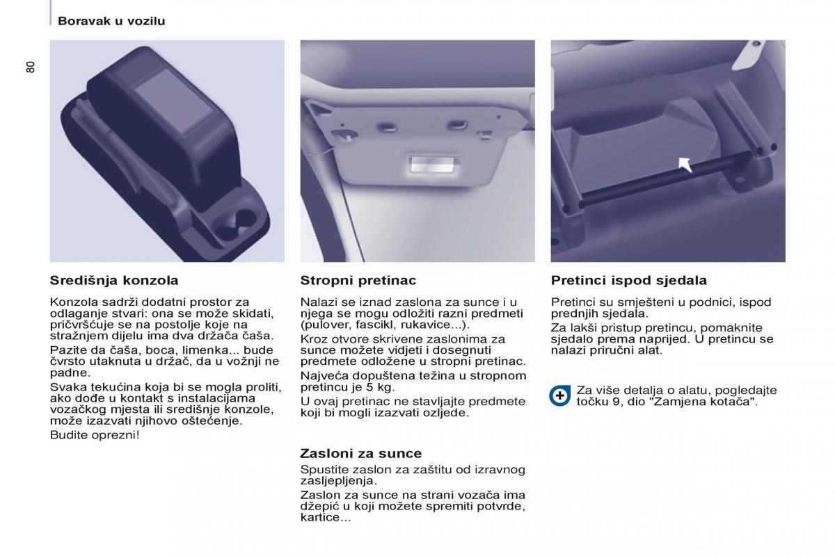 Citroen Berlingo Multispace II 2 vlasnicko uputstvo / page 82