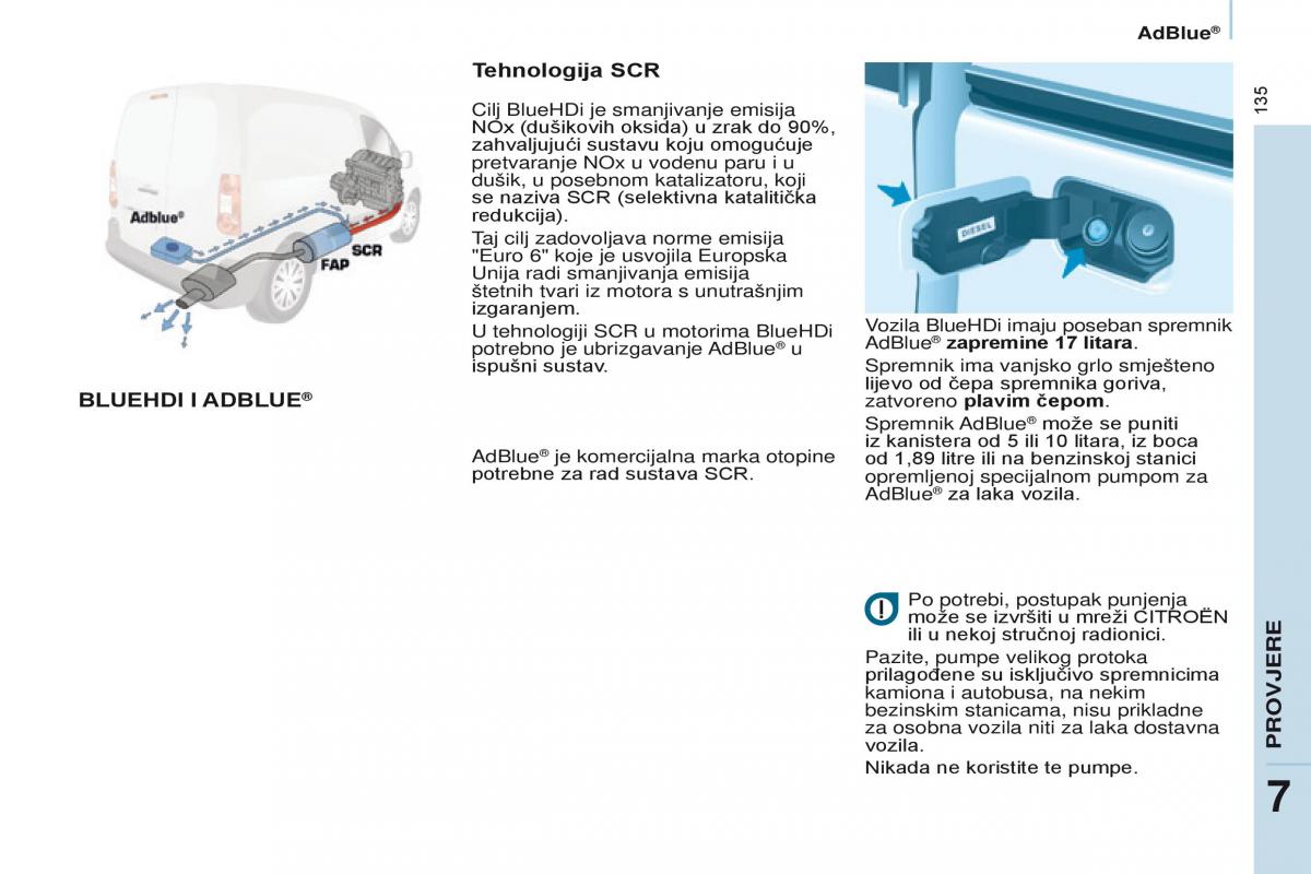 Citroen Berlingo Multispace II 2 vlasnicko uputstvo / page 137