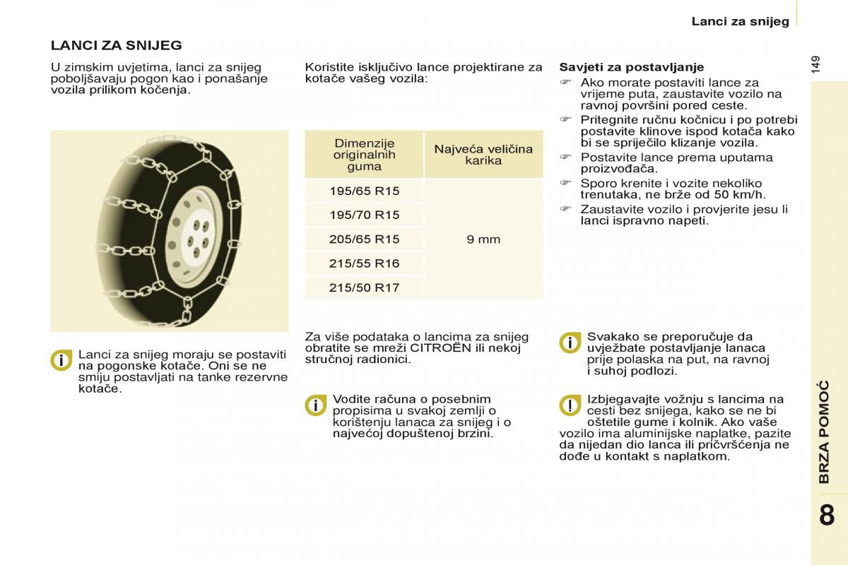 Citroen Berlingo Multispace II 2 vlasnicko uputstvo / page 151