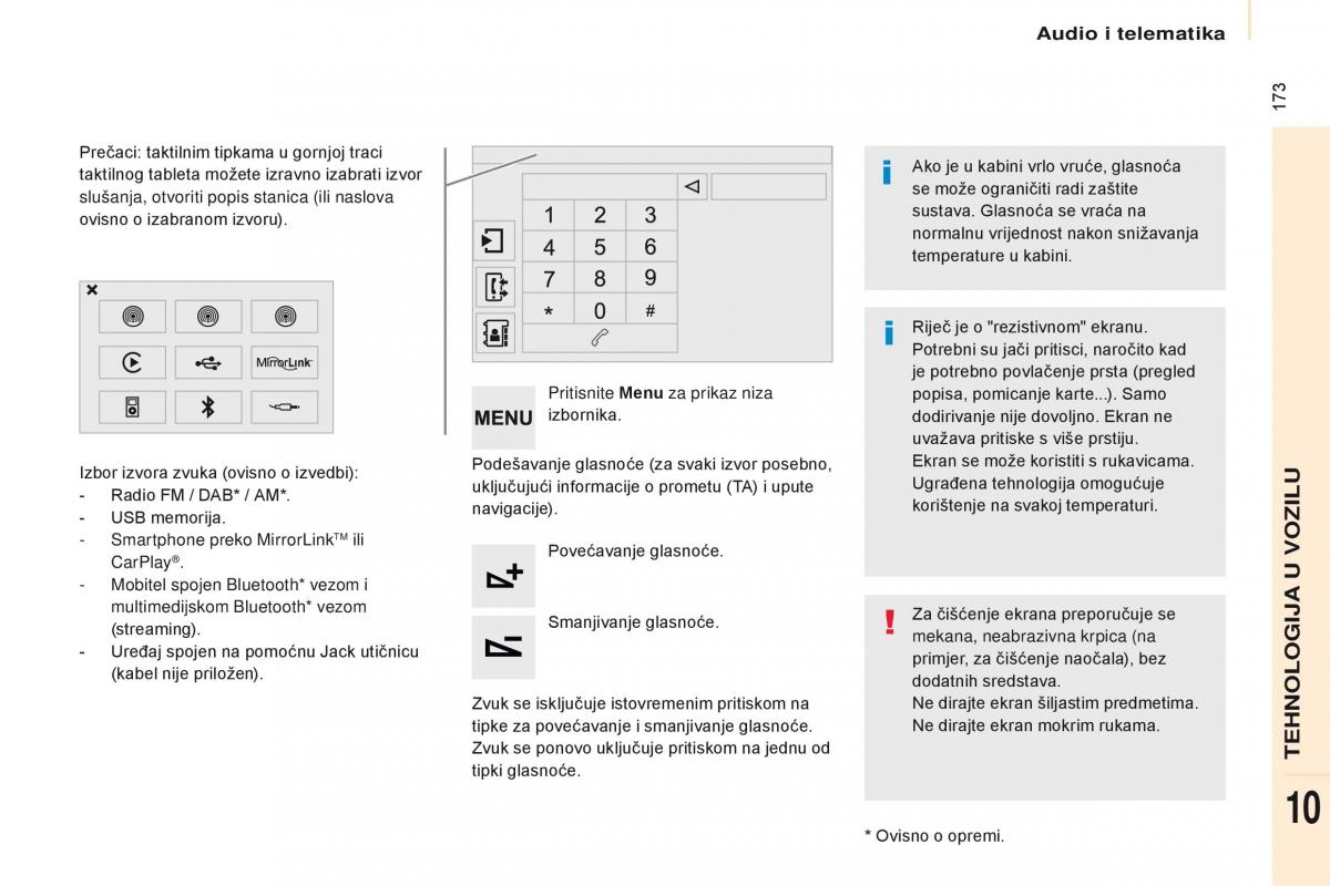 Citroen Berlingo Multispace II 2 vlasnicko uputstvo / page 175