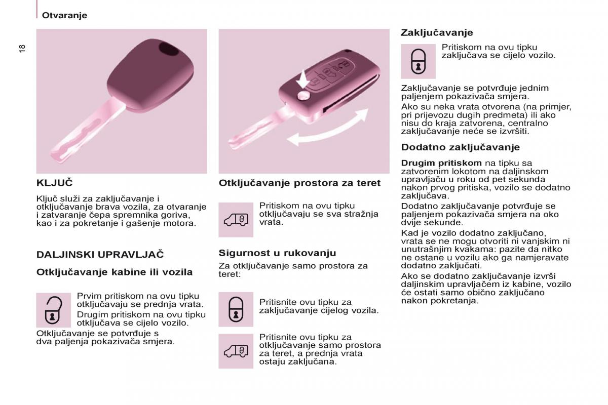 Citroen Berlingo Multispace II 2 vlasnicko uputstvo / page 20