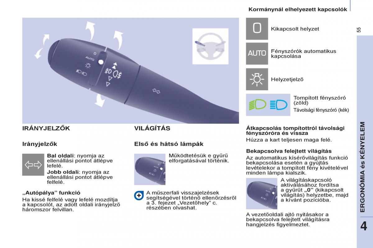 Citroen Berlingo Multispace II 2 Kezelesi utmutato / page 57