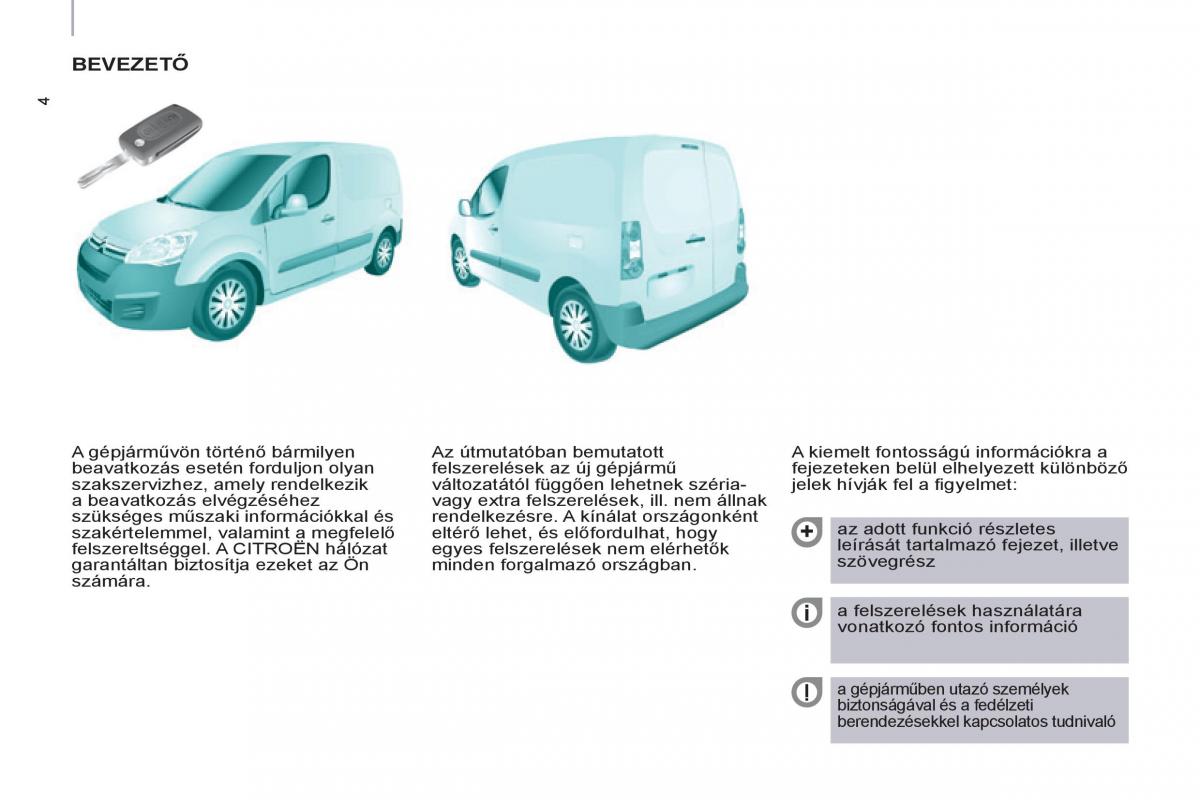 Citroen Berlingo Multispace II 2 Kezelesi utmutato / page 6