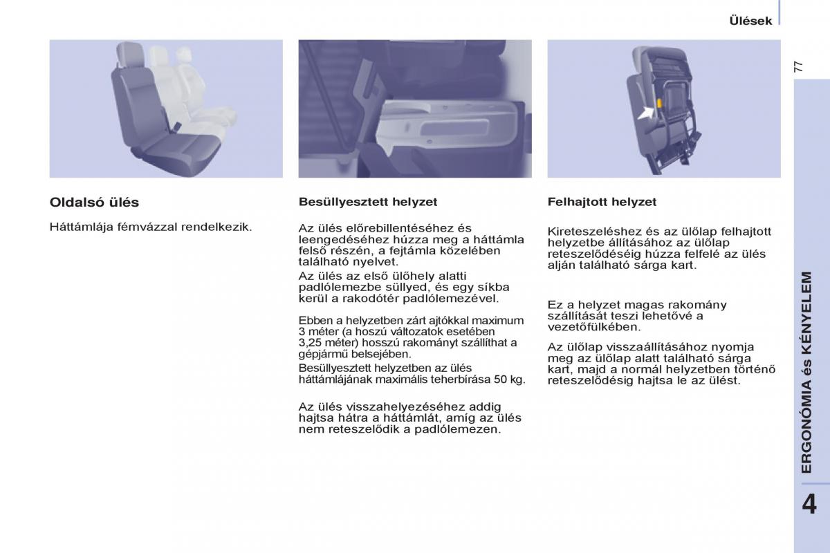 Citroen Berlingo Multispace II 2 Kezelesi utmutato / page 79