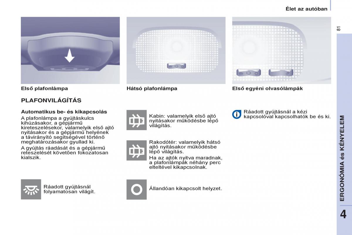 Citroen Berlingo Multispace II 2 Kezelesi utmutato / page 83