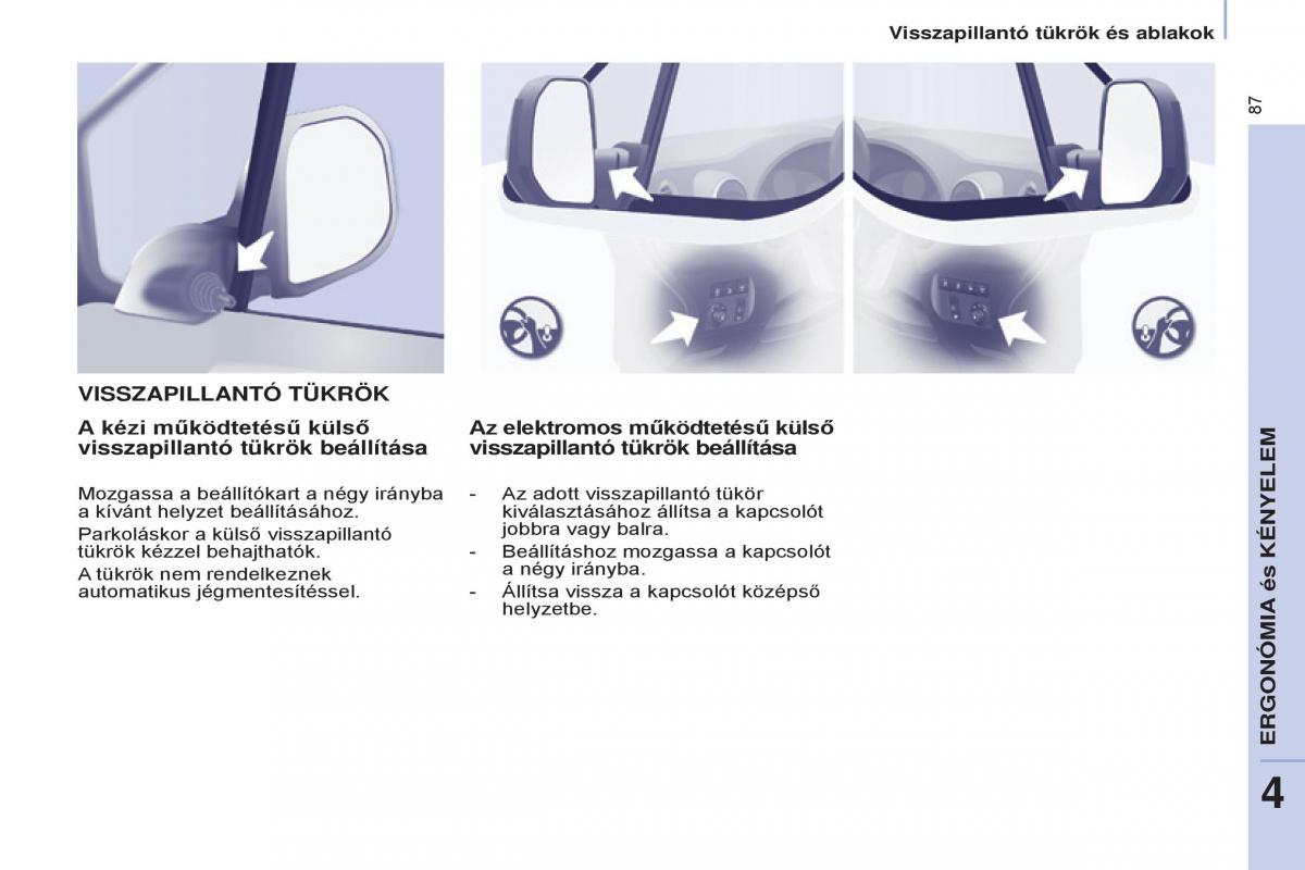 Citroen Berlingo Multispace II 2 Kezelesi utmutato / page 89