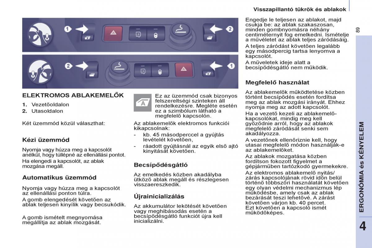 Citroen Berlingo Multispace II 2 Kezelesi utmutato / page 91