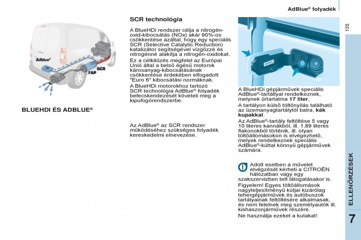 Citroen Berlingo Multispace II 2 Kezelesi utmutato / page 137