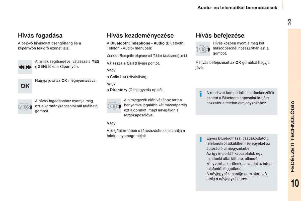 Citroen Berlingo Multispace II 2 Kezelesi utmutato / page 245