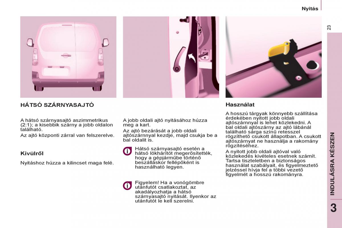 Citroen Berlingo Multispace II 2 Kezelesi utmutato / page 25