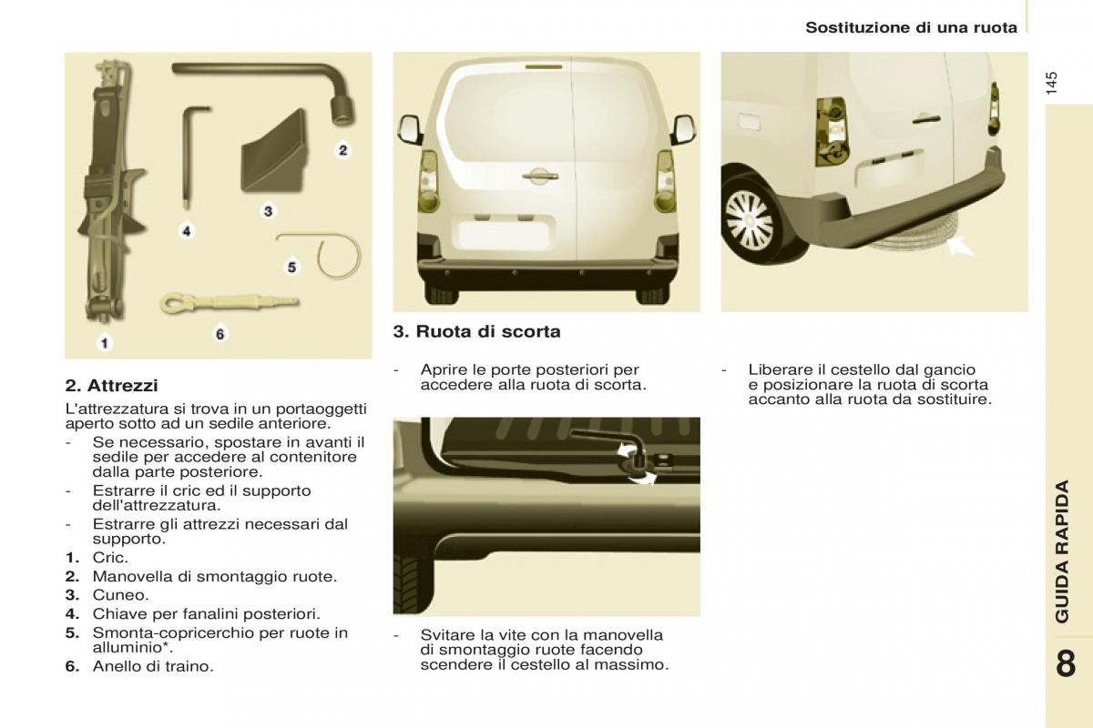 Citroen Berlingo Multispace II 2 manuale del proprietario / page 147