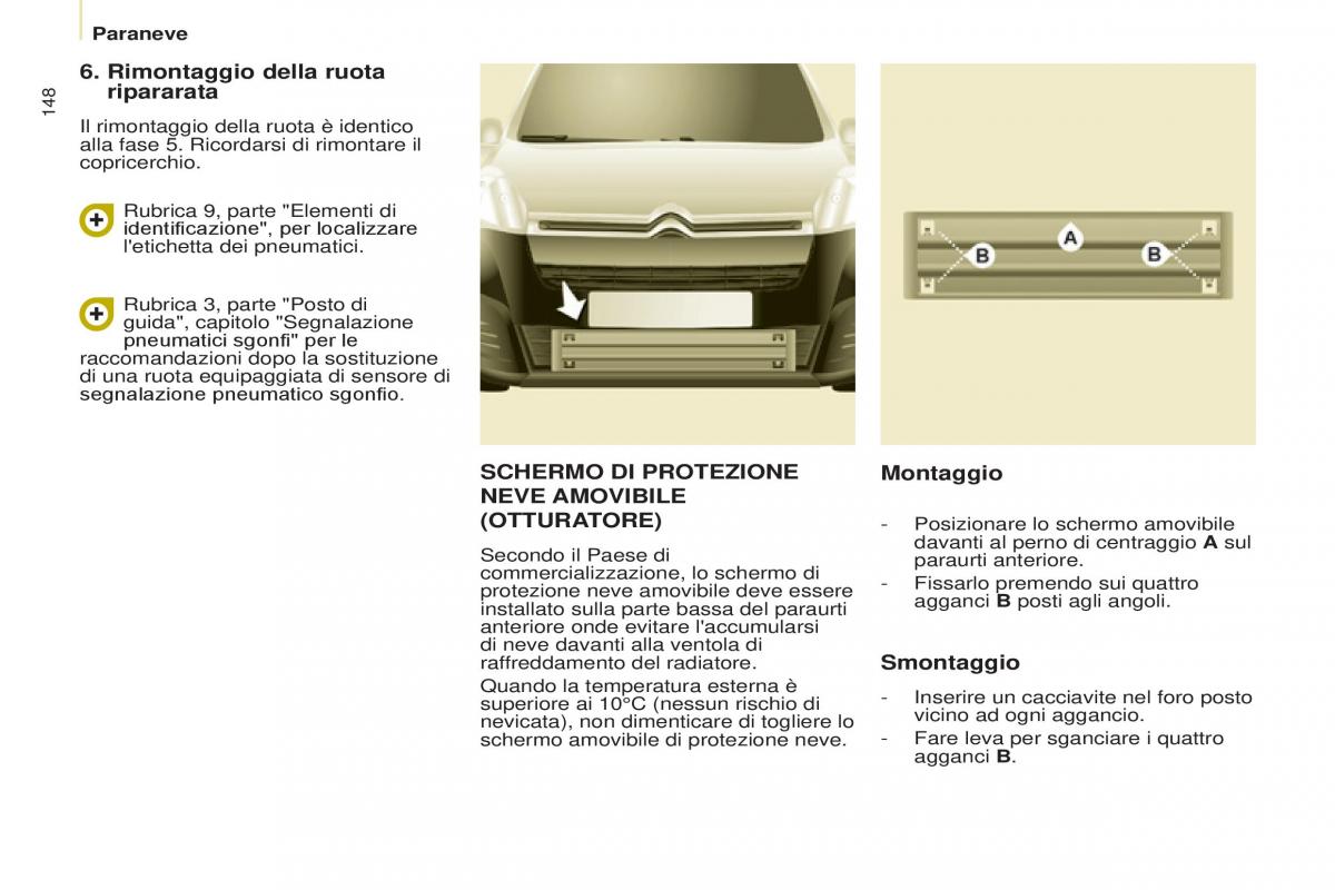 Citroen Berlingo Multispace II 2 manuale del proprietario / page 150