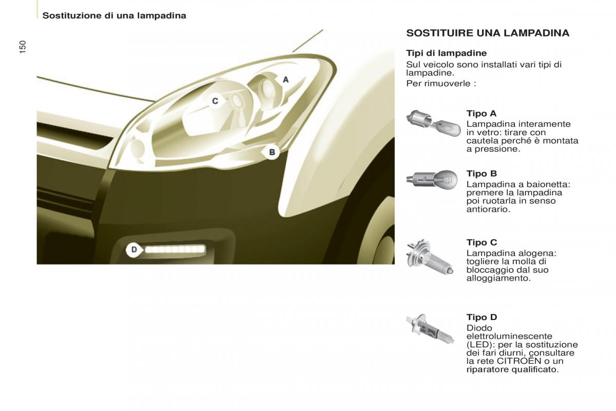 Citroen Berlingo Multispace II 2 manuale del proprietario / page 152