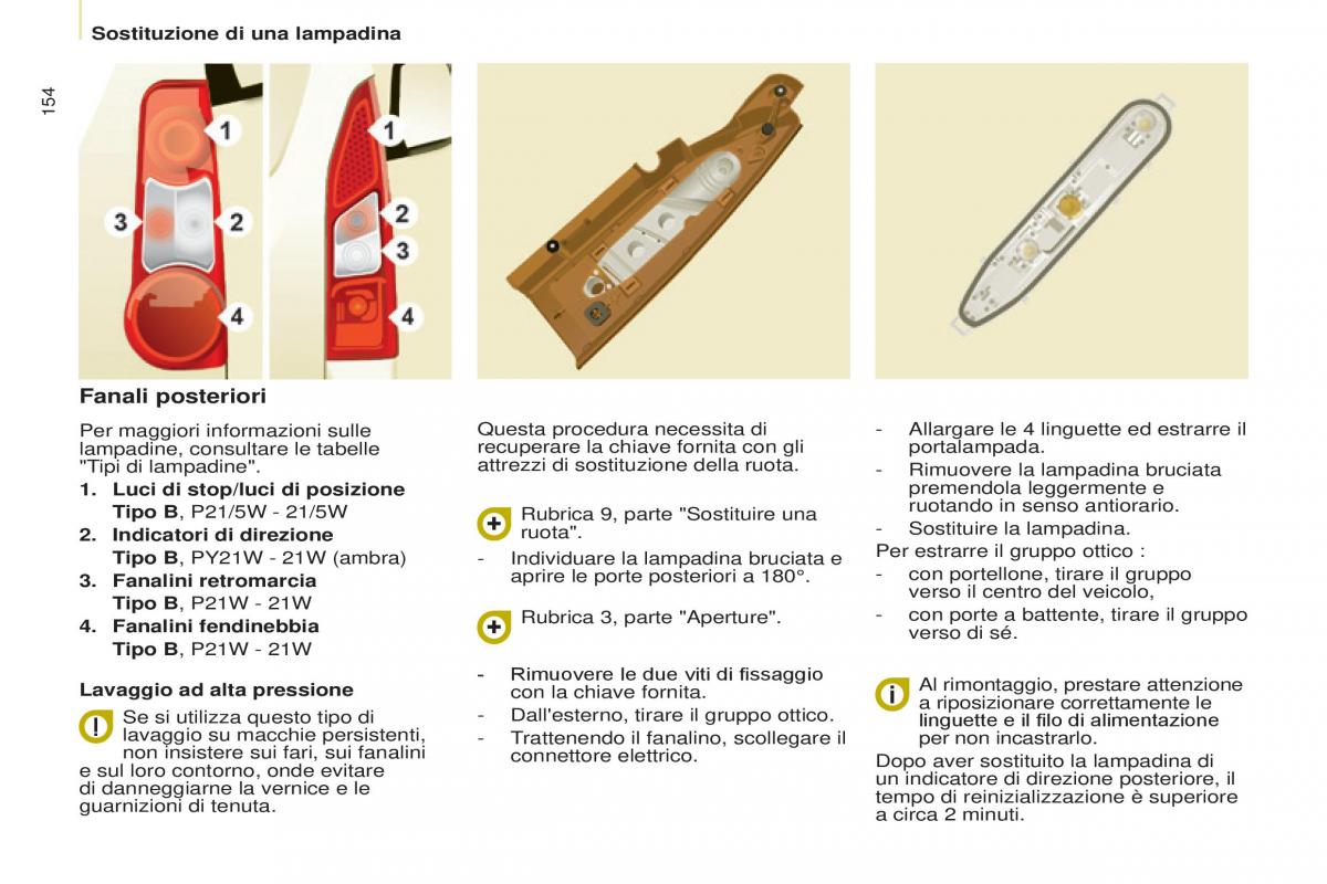 Citroen Berlingo Multispace II 2 manuale del proprietario / page 156