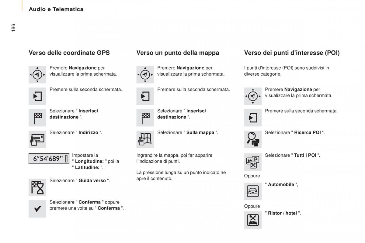 Citroen Berlingo Multispace II 2 manuale del proprietario / page 188