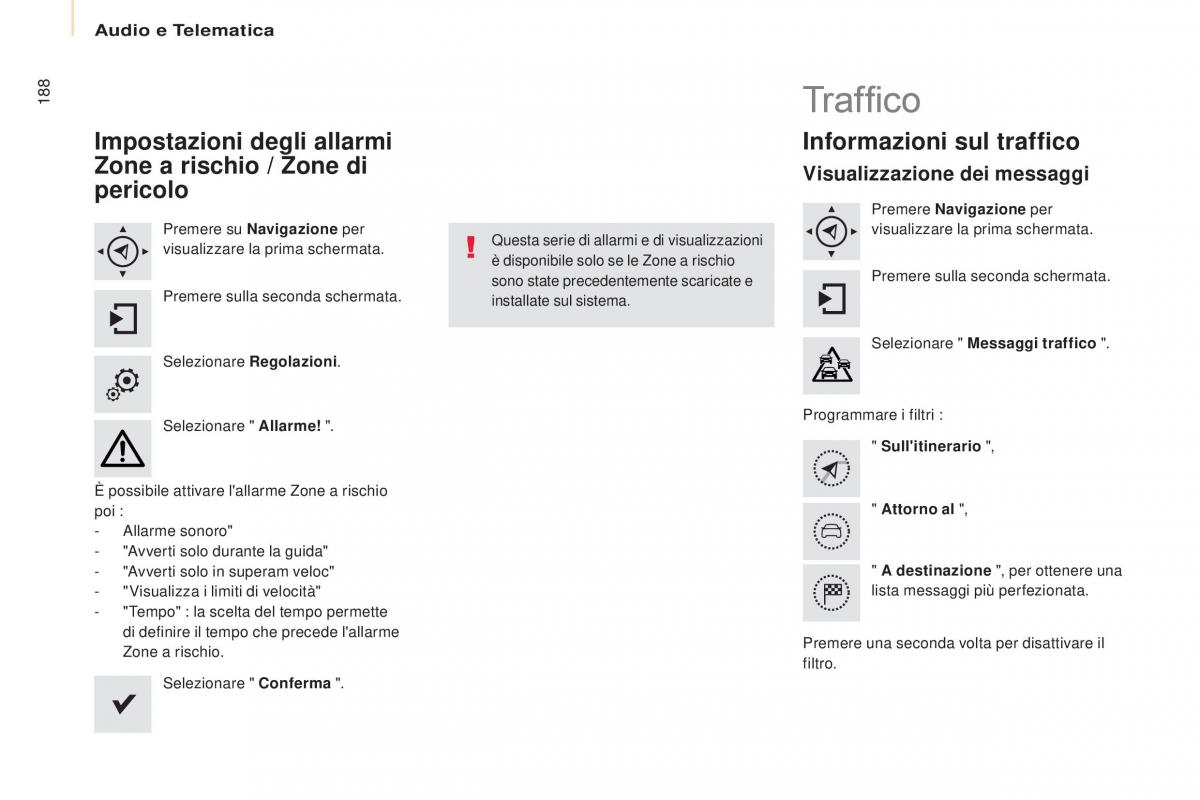 Citroen Berlingo Multispace II 2 manuale del proprietario / page 190