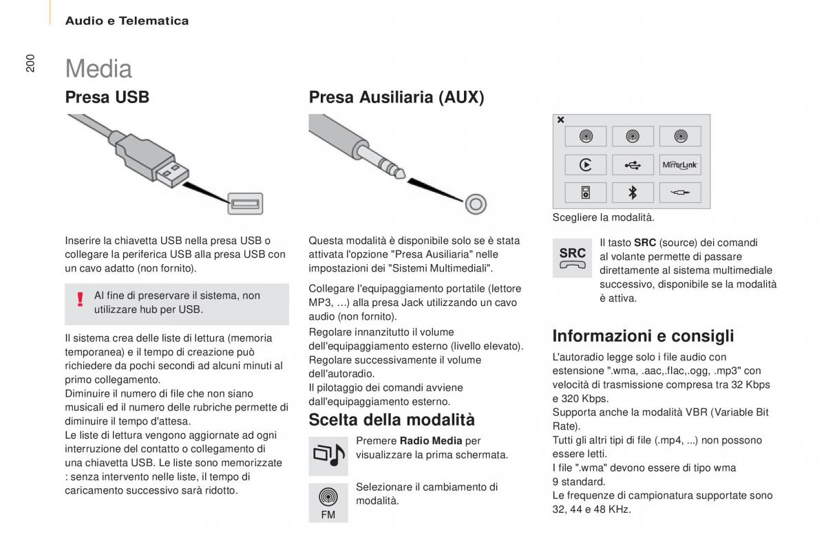 Citroen Berlingo Multispace II 2 manuale del proprietario / page 202