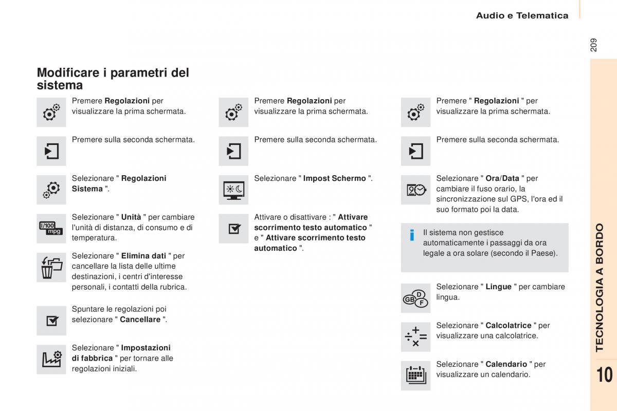 Citroen Berlingo Multispace II 2 manuale del proprietario / page 211