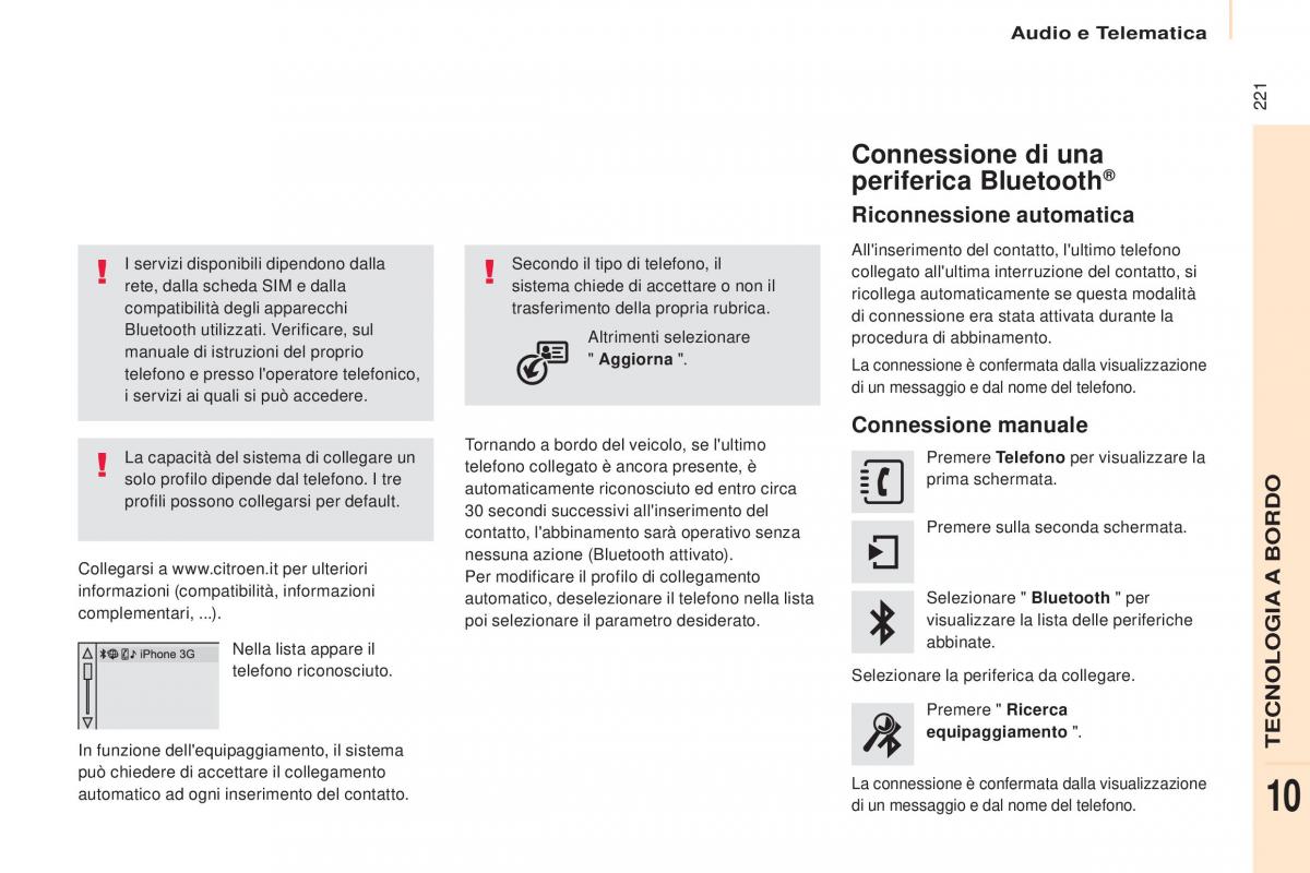 Citroen Berlingo Multispace II 2 manuale del proprietario / page 223