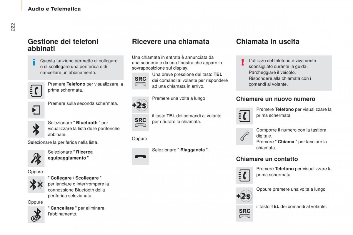 Citroen Berlingo Multispace II 2 manuale del proprietario / page 224