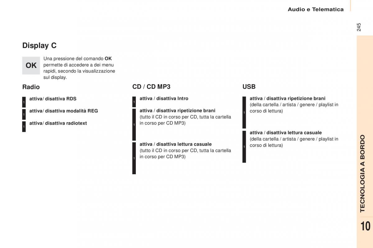 Citroen Berlingo Multispace II 2 manuale del proprietario / page 247