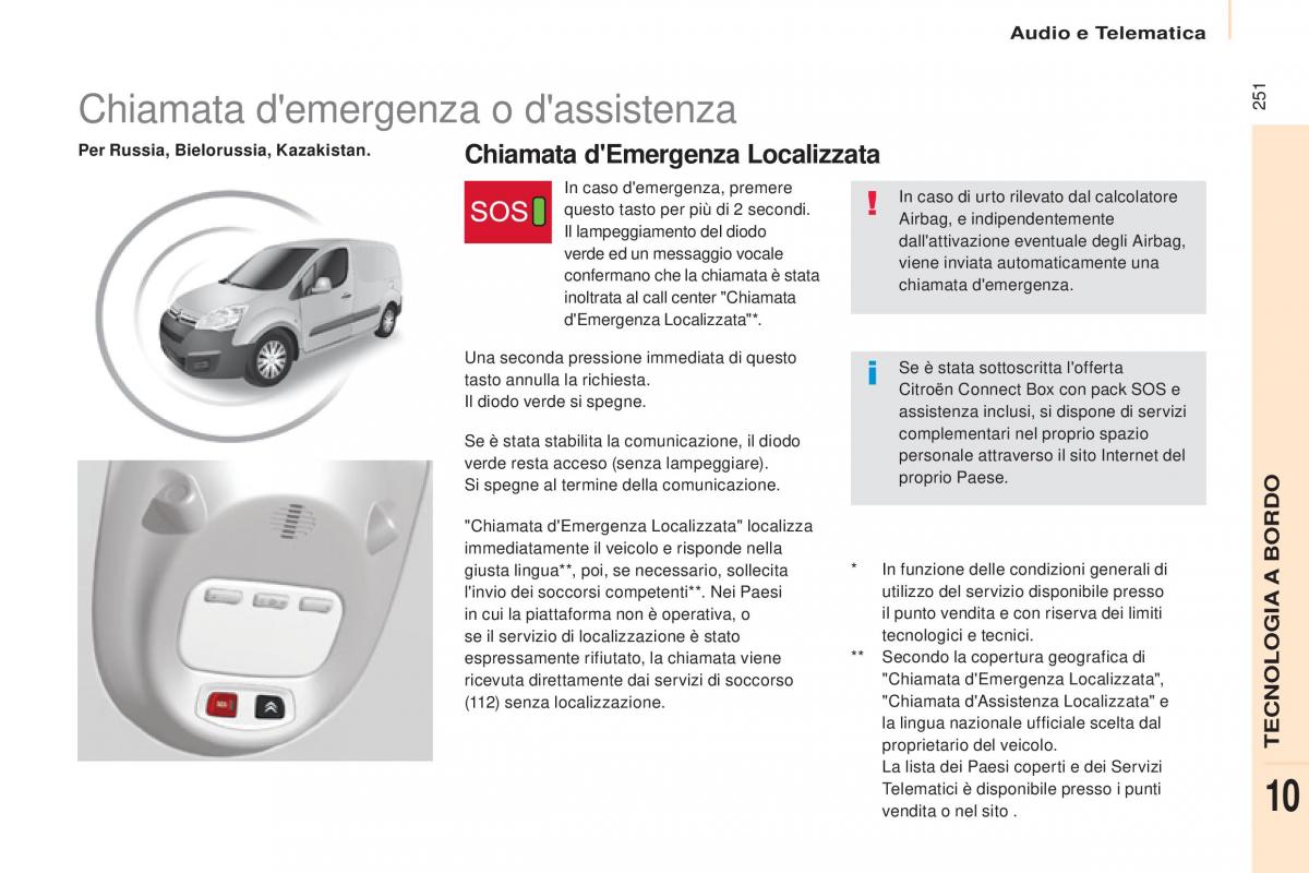 Citroen Berlingo Multispace II 2 manuale del proprietario / page 253