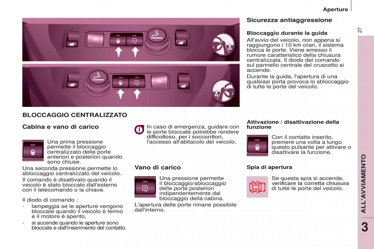 Citroen Berlingo Multispace II 2 manuale del proprietario / page 29