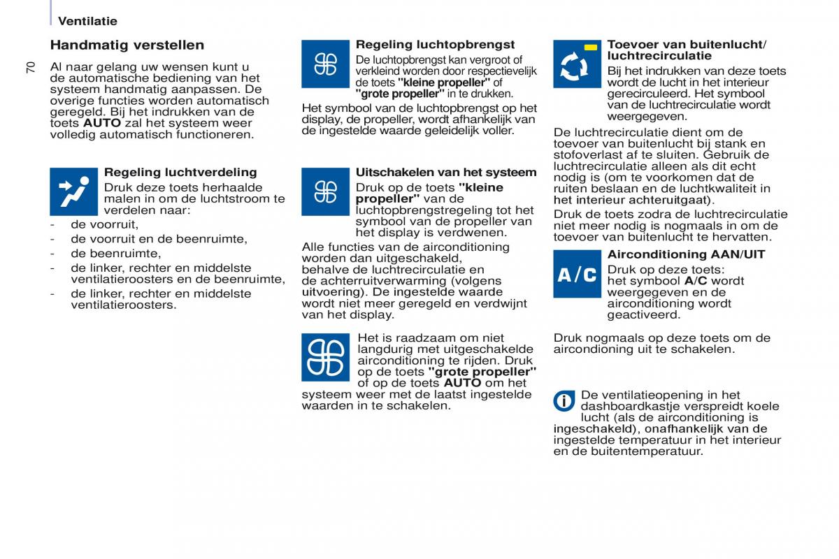 Citroen Berlingo Multispace II 2 handleiding / page 72