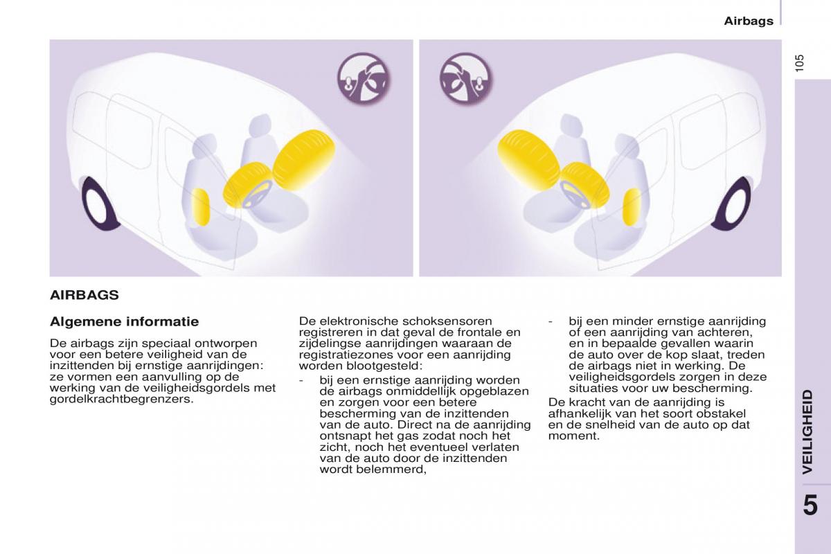 Citroen Berlingo Multispace II 2 handleiding / page 107