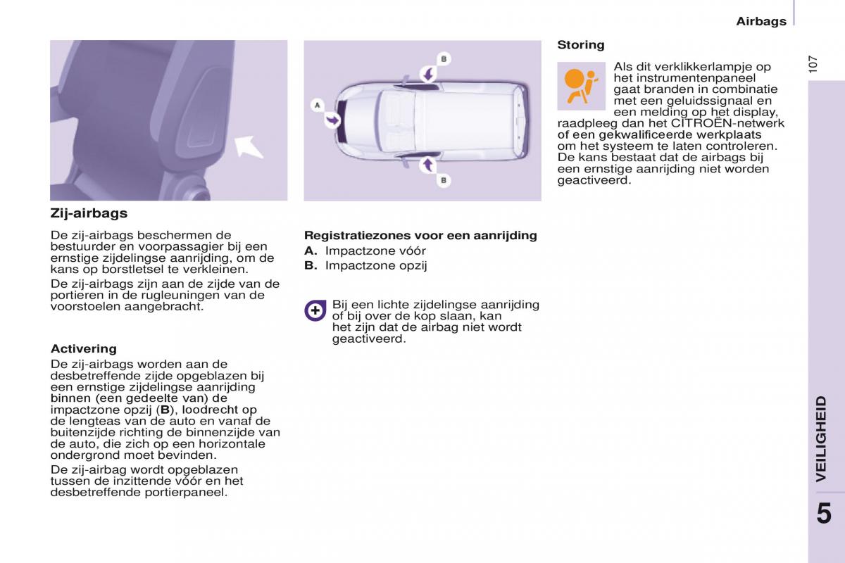 Citroen Berlingo Multispace II 2 handleiding / page 109