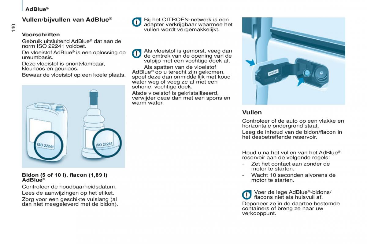 Citroen Berlingo Multispace II 2 handleiding / page 142