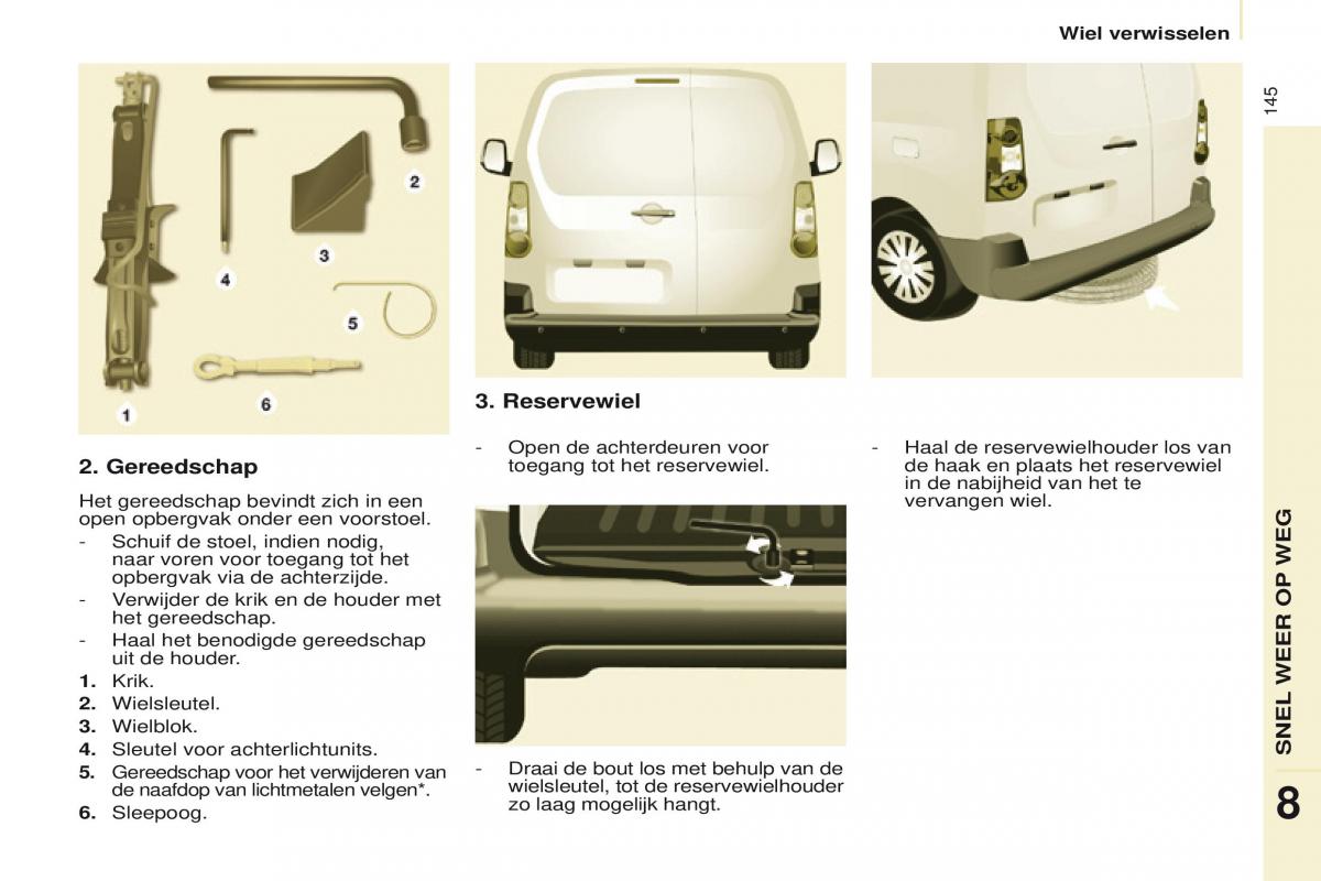 Citroen Berlingo Multispace II 2 handleiding / page 147