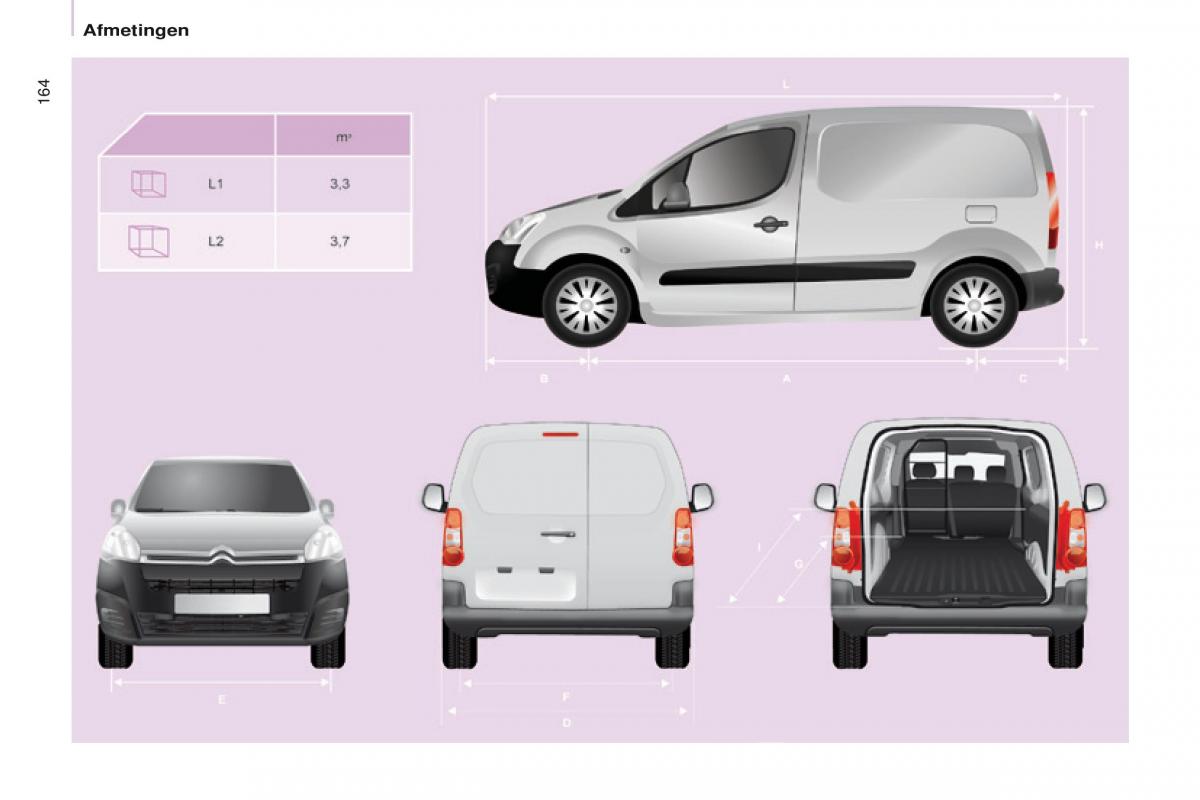 Citroen Berlingo Multispace II 2 handleiding / page 166