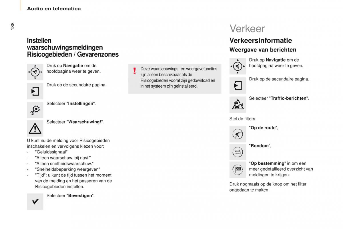 Citroen Berlingo Multispace II 2 handleiding / page 190