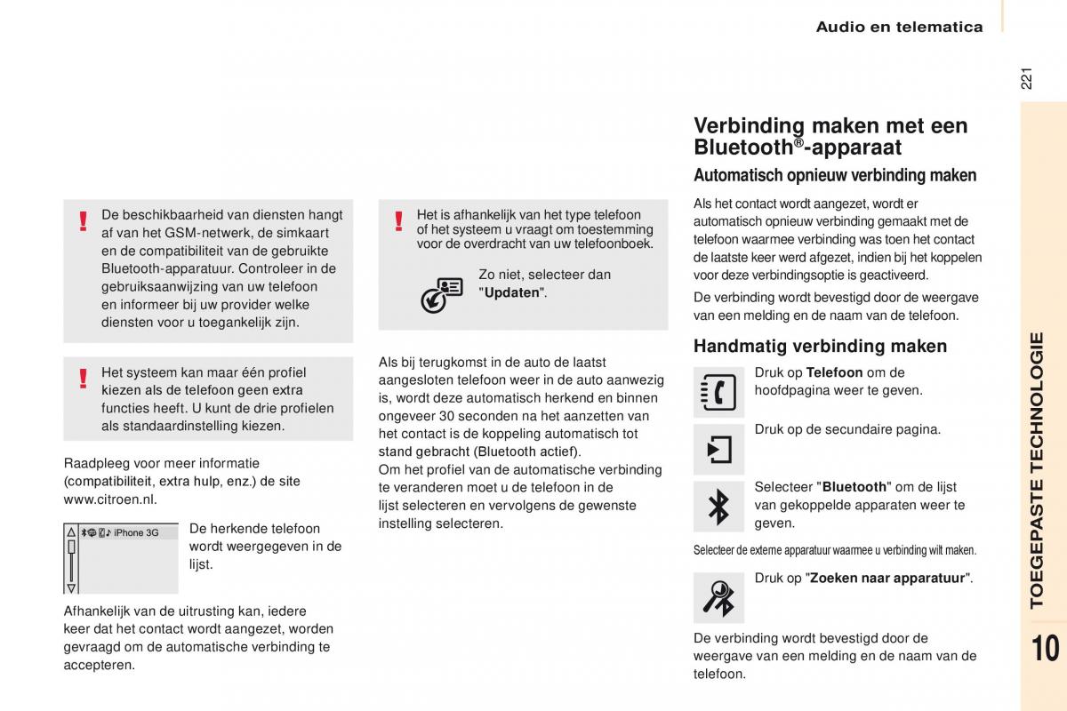 Citroen Berlingo Multispace II 2 handleiding / page 223