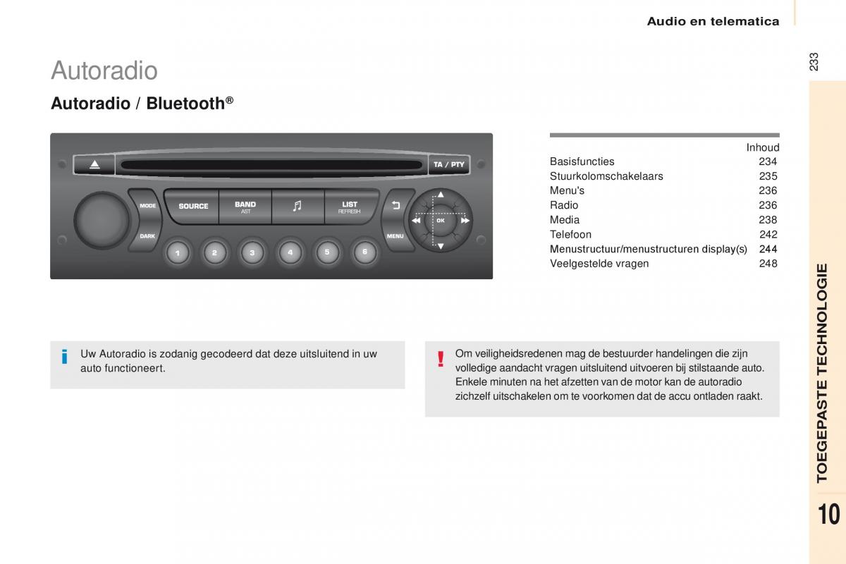 Citroen Berlingo Multispace II 2 handleiding / page 235